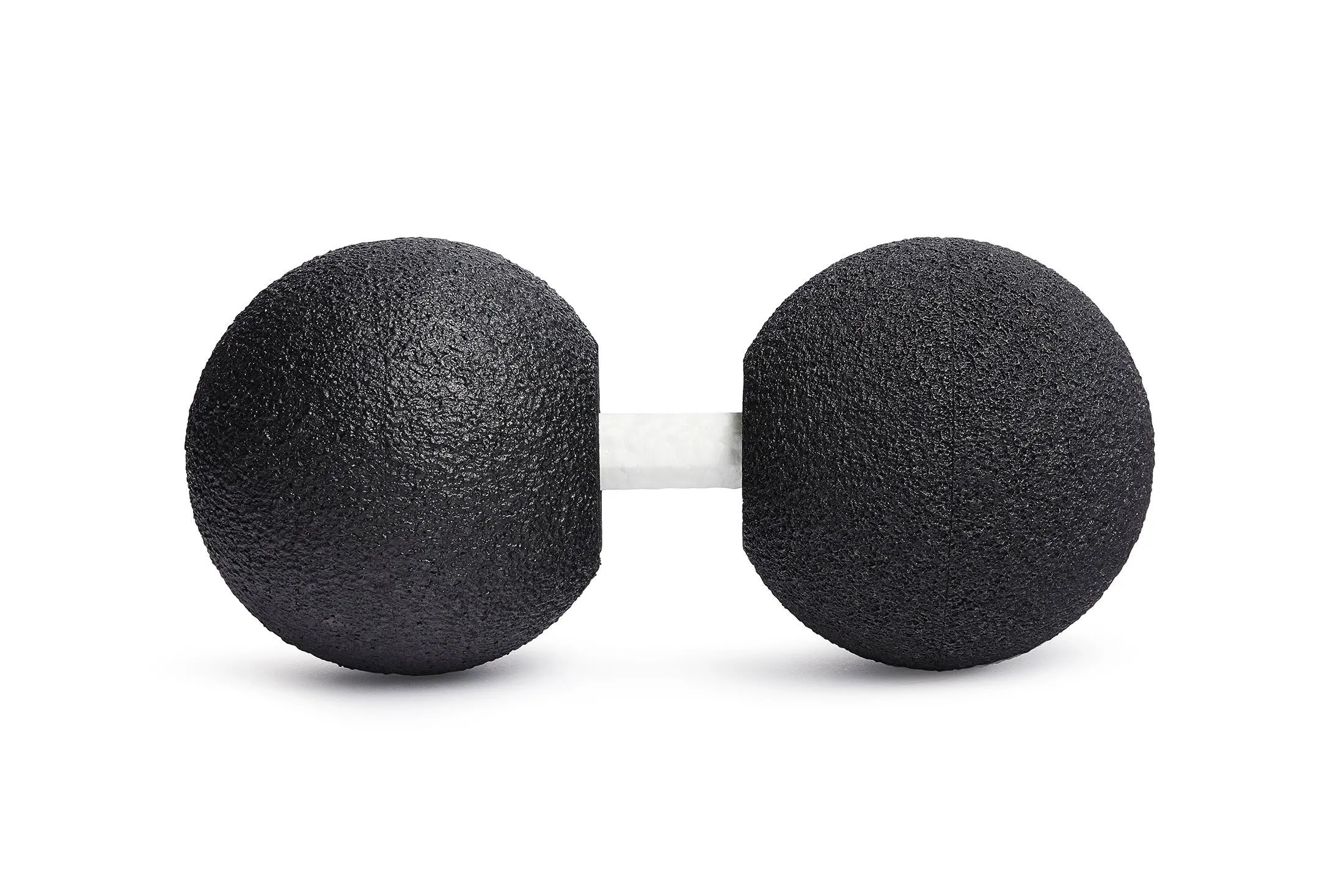 BLACKROLL - Duoflex 12 Massage Ball, Double Ball Massager for Deep Tissue Massaging, Trigger Point Massage Tool, Ideal for Back, Neck, and Muscle Recovery, Calf Stretcher, 24 x 12cm, Black/White