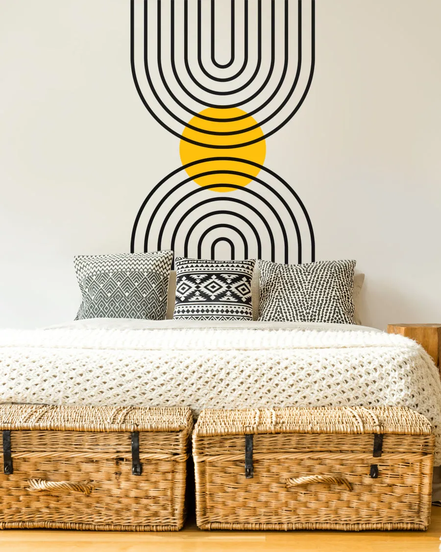 Boho Line Arch & Sun Stencil Kit
