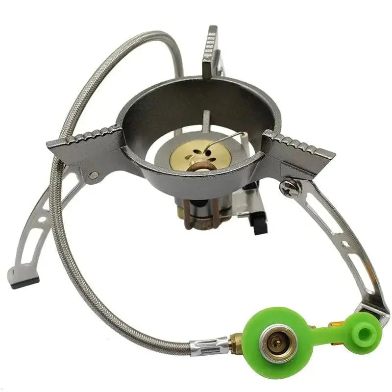 BRS-15B Multifunctional Windproof Furnace 1400-2900W Camping Propane Stove Foldable Cooking Gas Stove for Outdoor Picnic Hiking