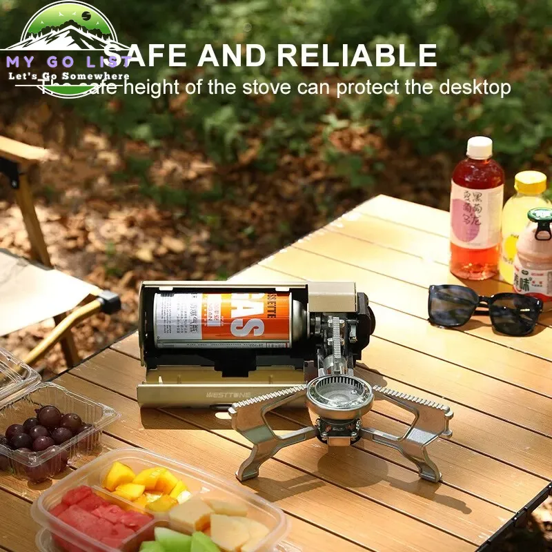 Camping Gas Stove 2670W Portable Folding Cassette Gas Burner