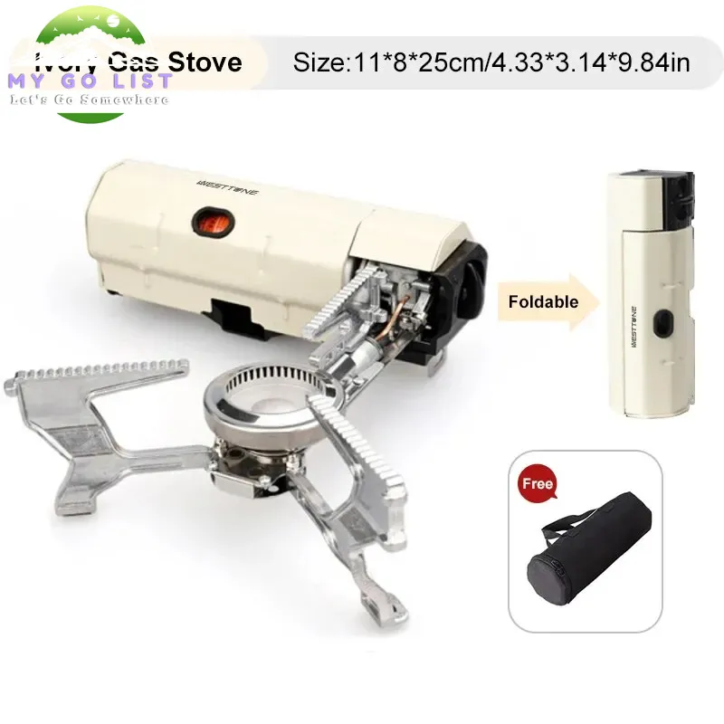Camping Gas Stove 2670W Portable Folding Cassette Gas Burner