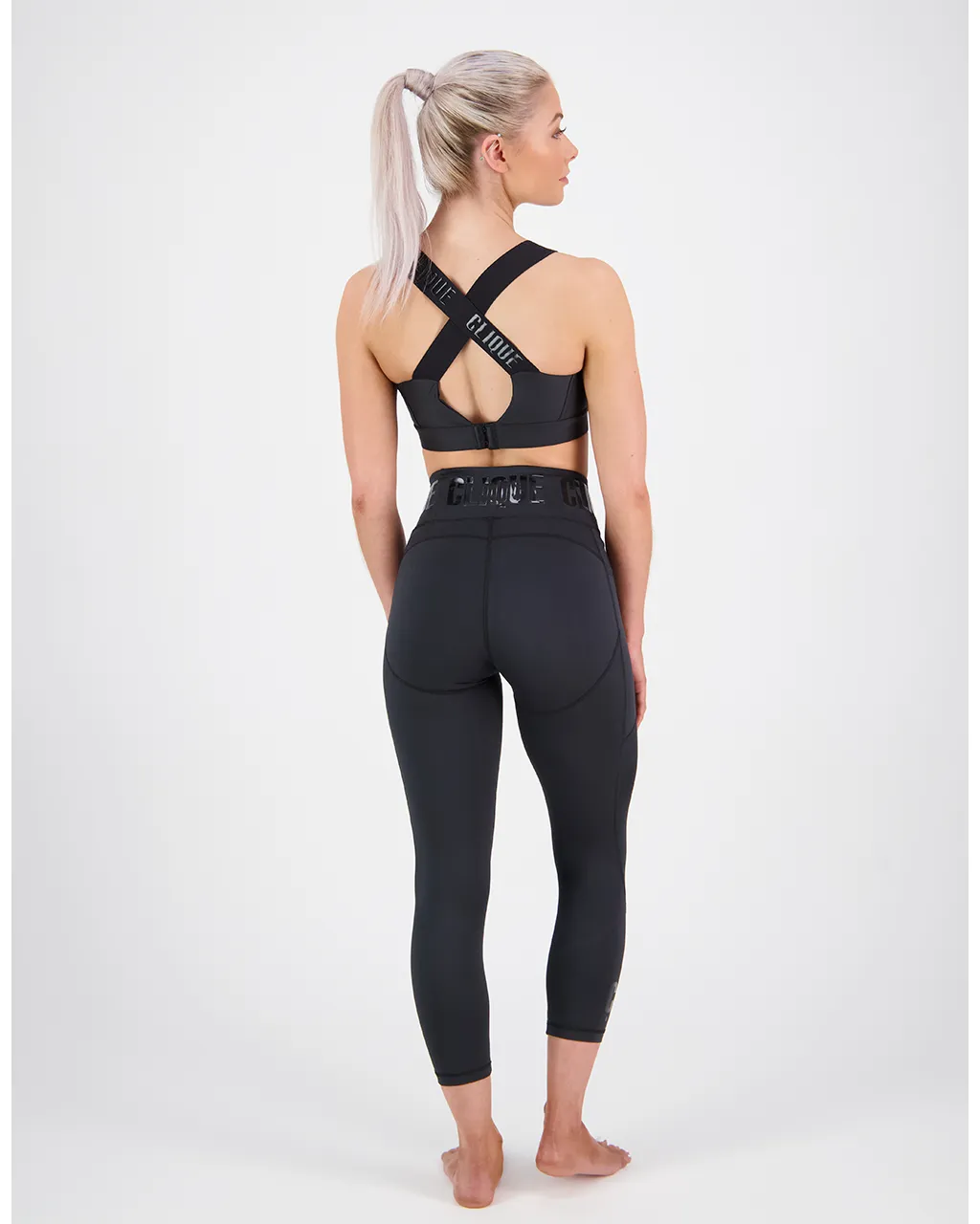 Clique Super Support Bra - Stealth