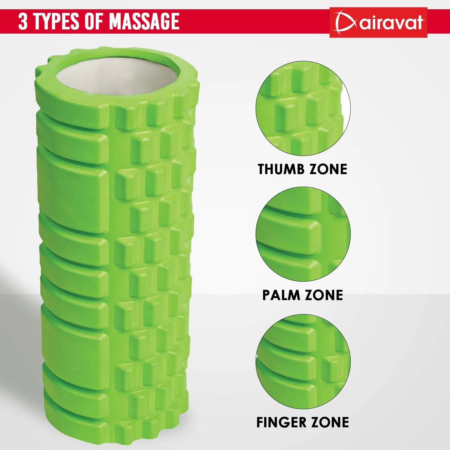 FOAM ROLLER HOLLOW 33CM