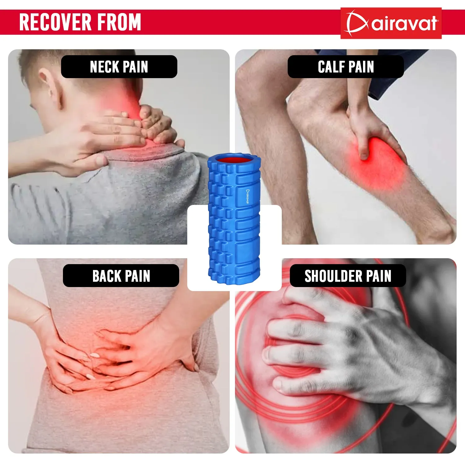 FOAM ROLLER HOLLOW 33CM