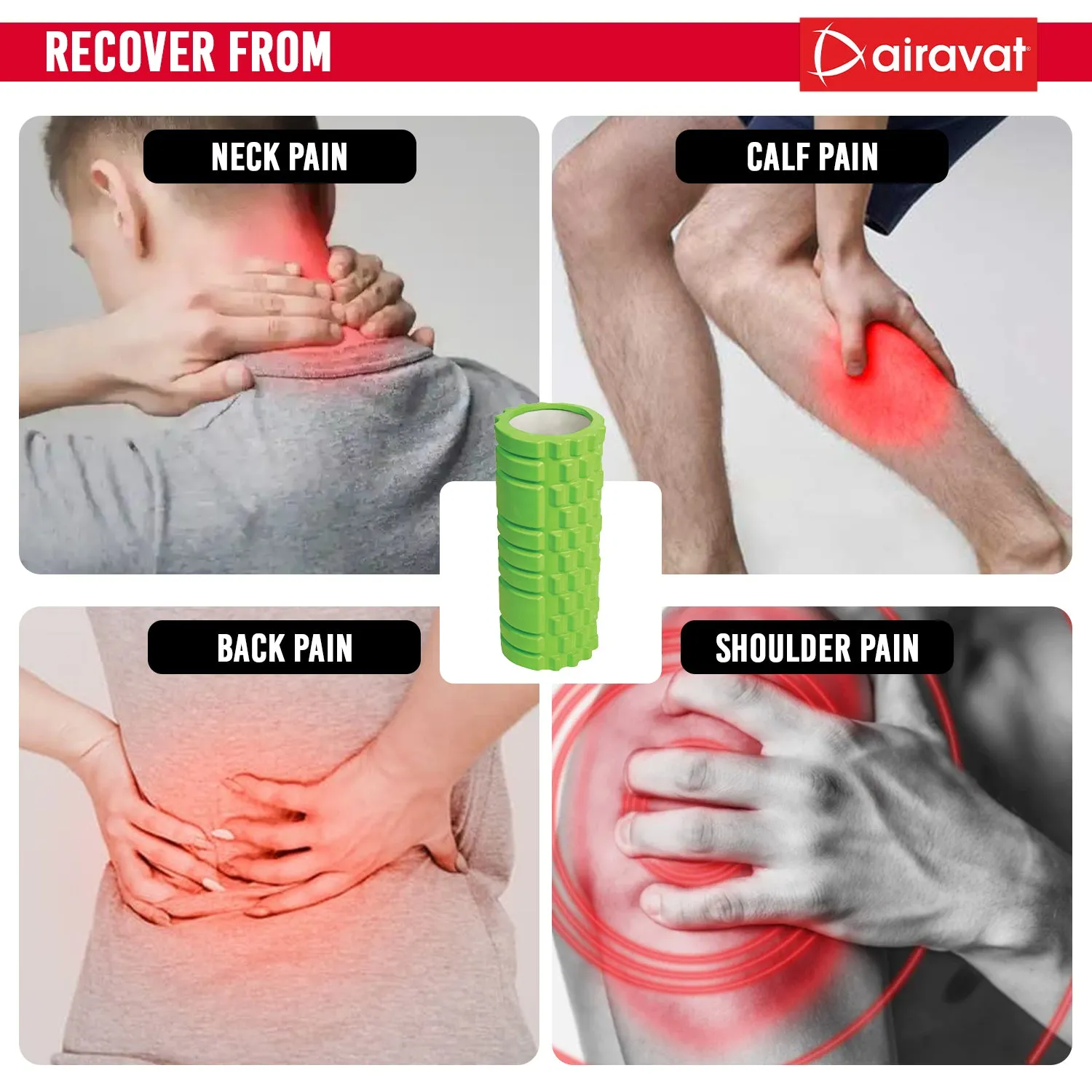 FOAM ROLLER HOLLOW 33CM