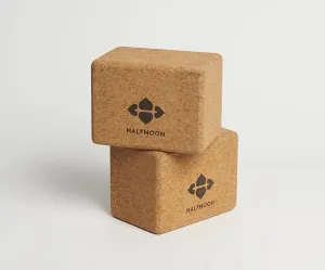 Halfmoon Cork Micro Duo Yoga Blocks