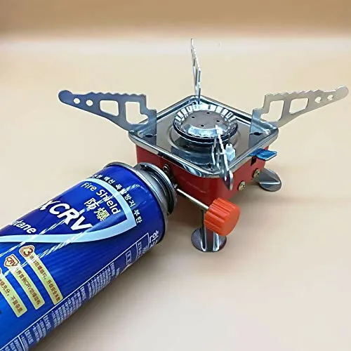 Mini Foldable Camping Stove with cylinder for travelling / out door