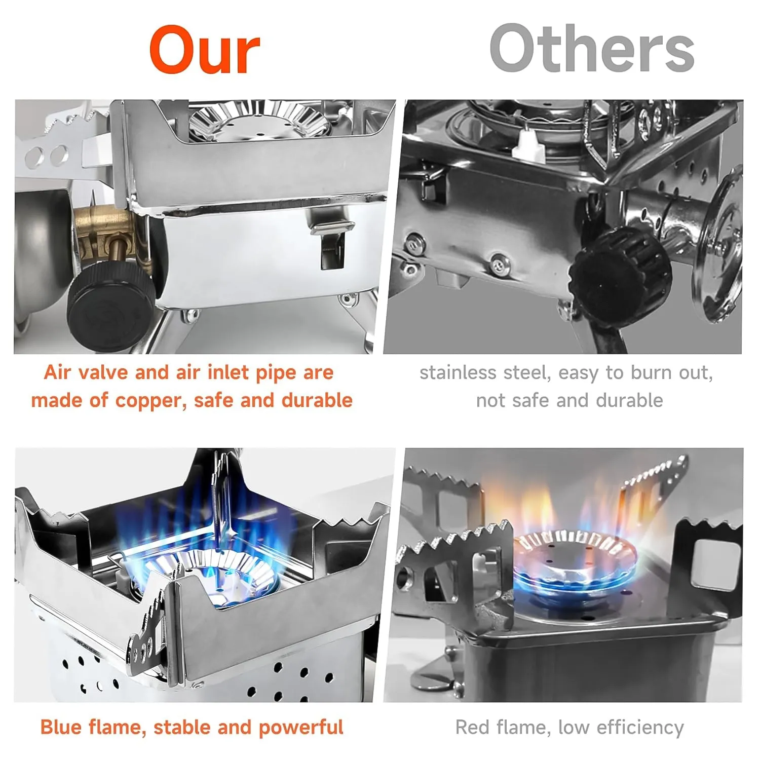Mini Square Camping Stove (1 Pc)