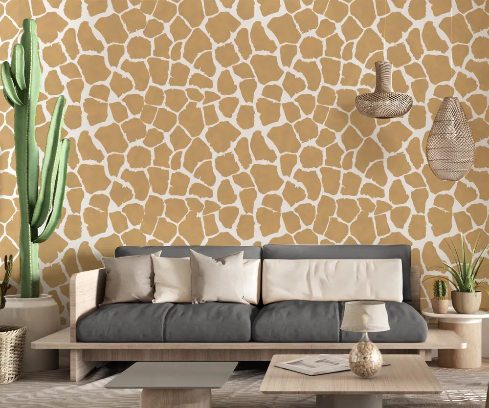 MOMBO Giraffe Print Stencil, Large Animal Print Pattern