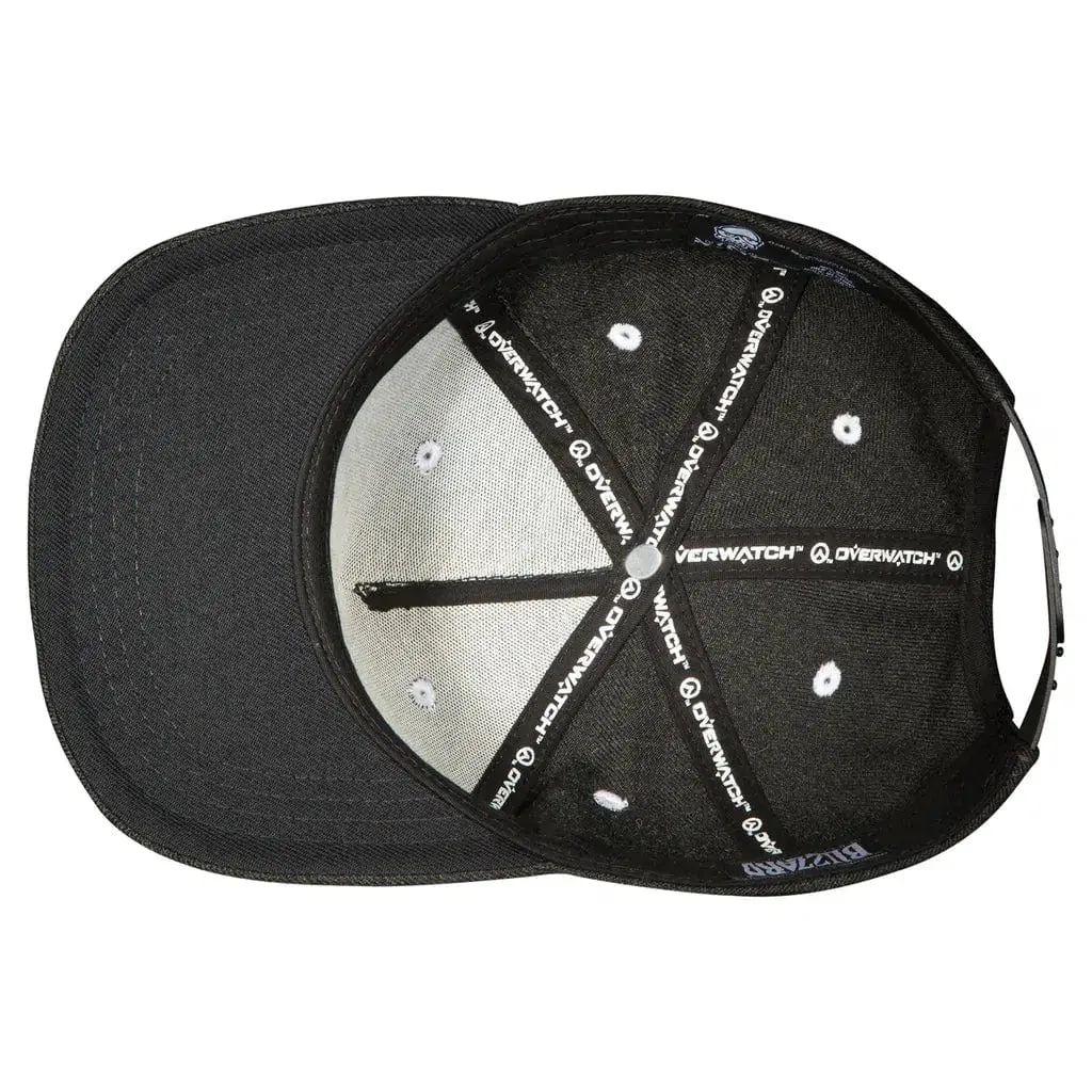 Overwatch - Logo Snapback Hat (Black / Silver) - J!NX