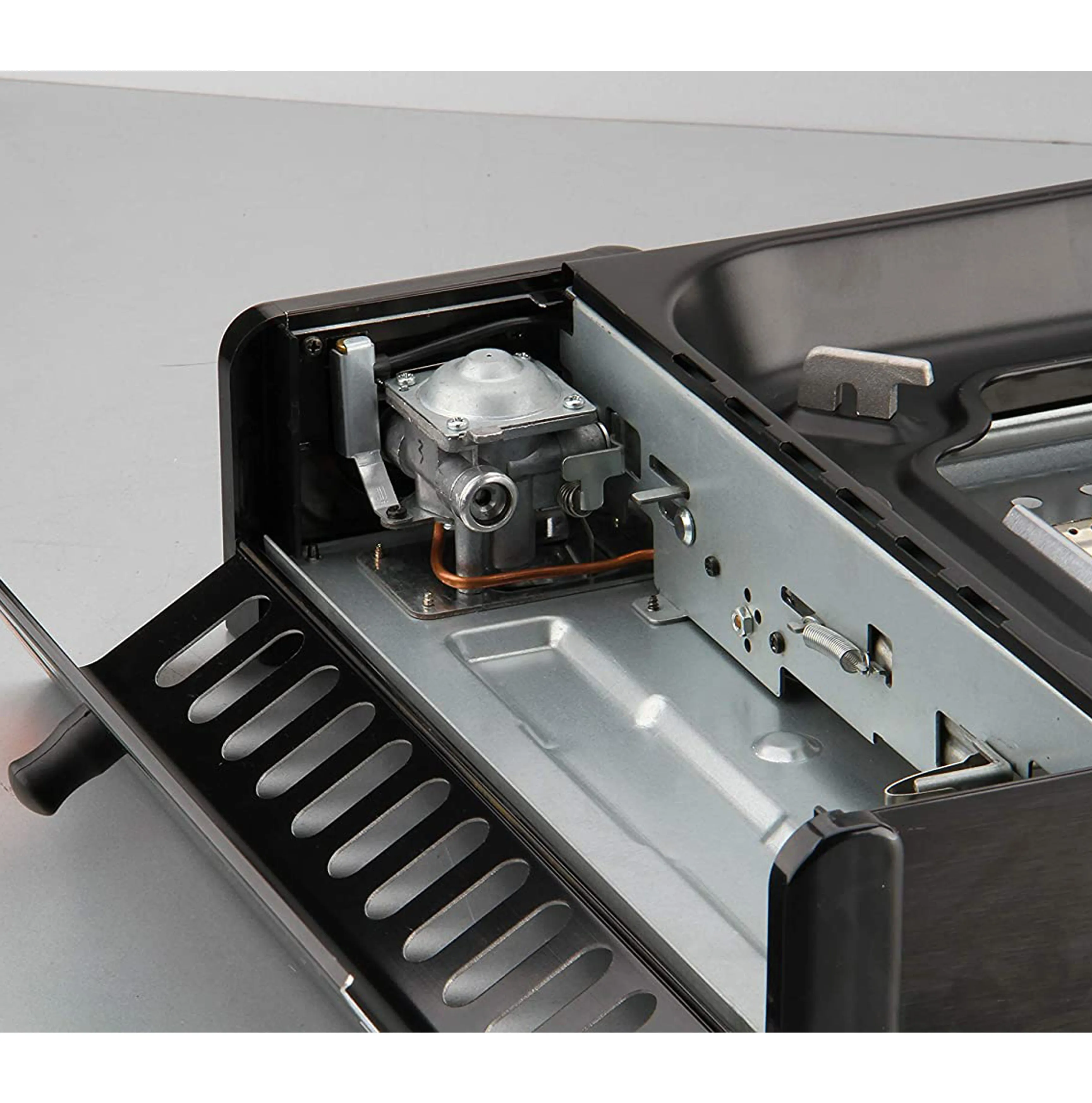 Portable Camping Gas Grill BBQ with Lid Butane Outdoor Stove