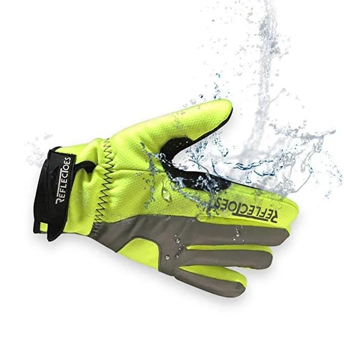 Reflective Winter Cycling Gloves