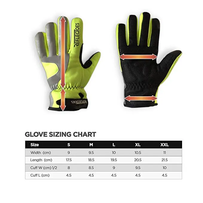 Reflective Winter Cycling Gloves