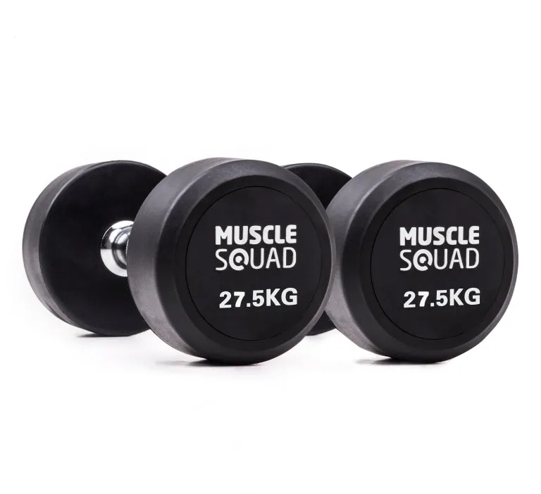 Round Rubber Dumbbell Pairs