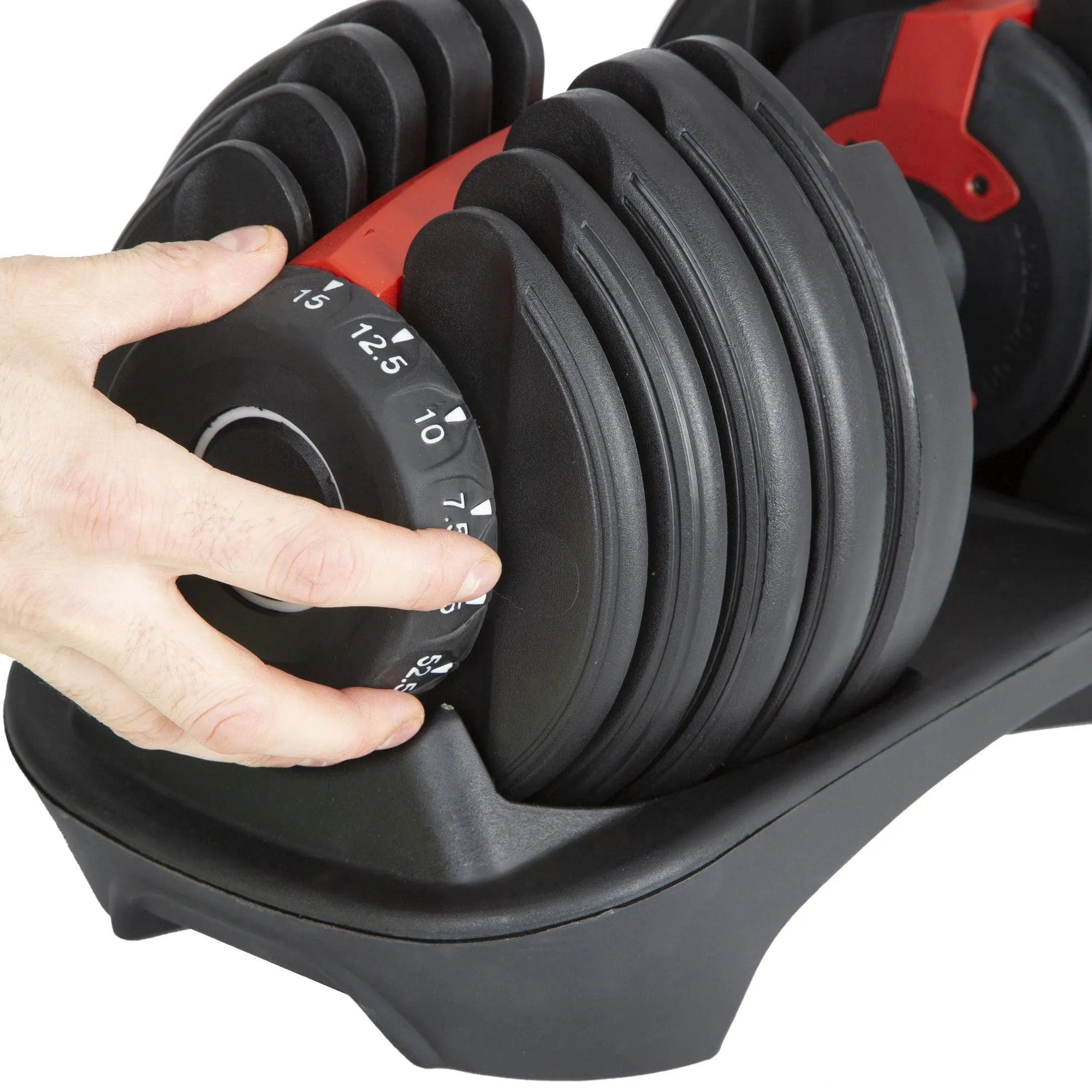Set of 2 Adjustable Dumbbell - 5 - 52.5LBS