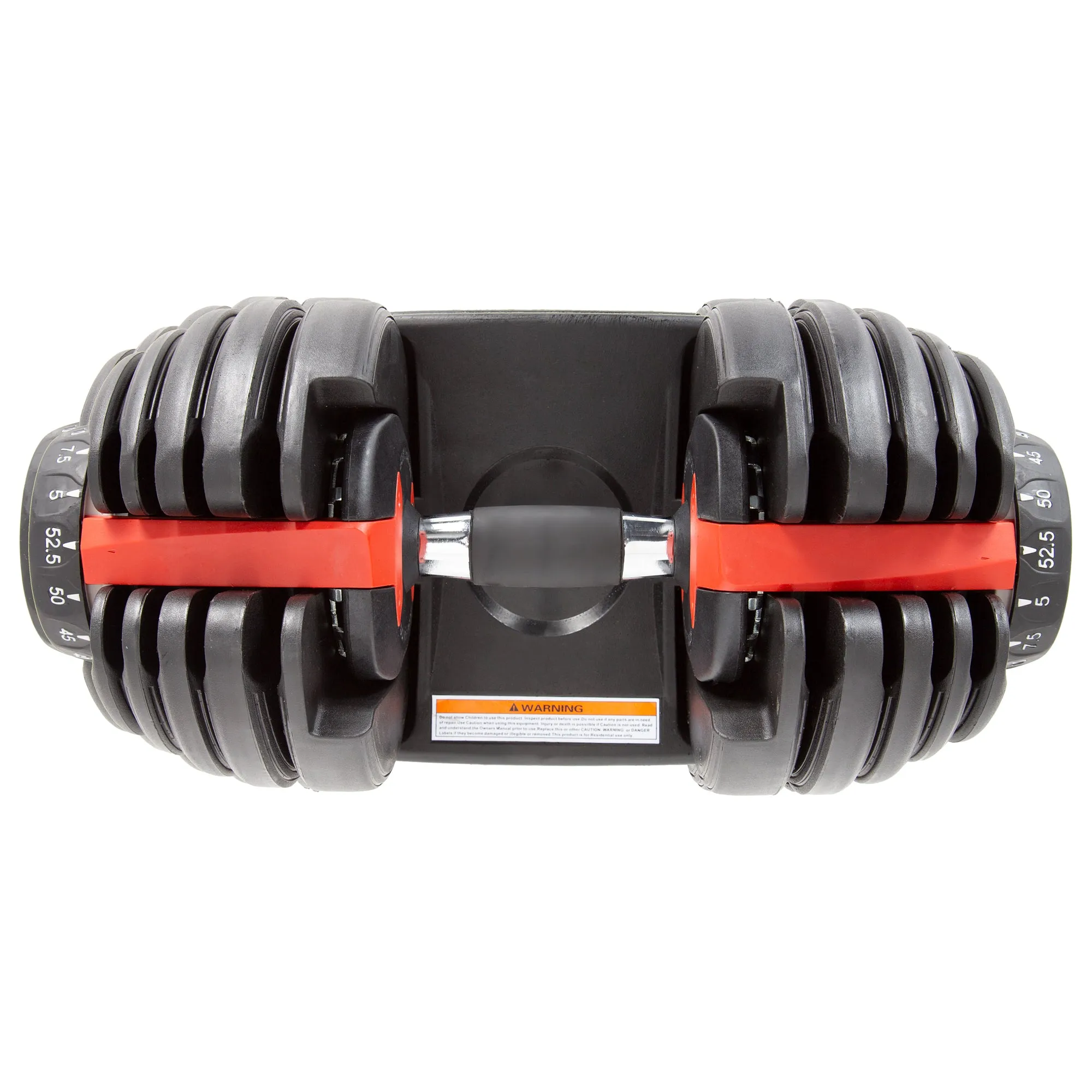 Set of 2 Adjustable Dumbbell - 5 - 52.5LBS