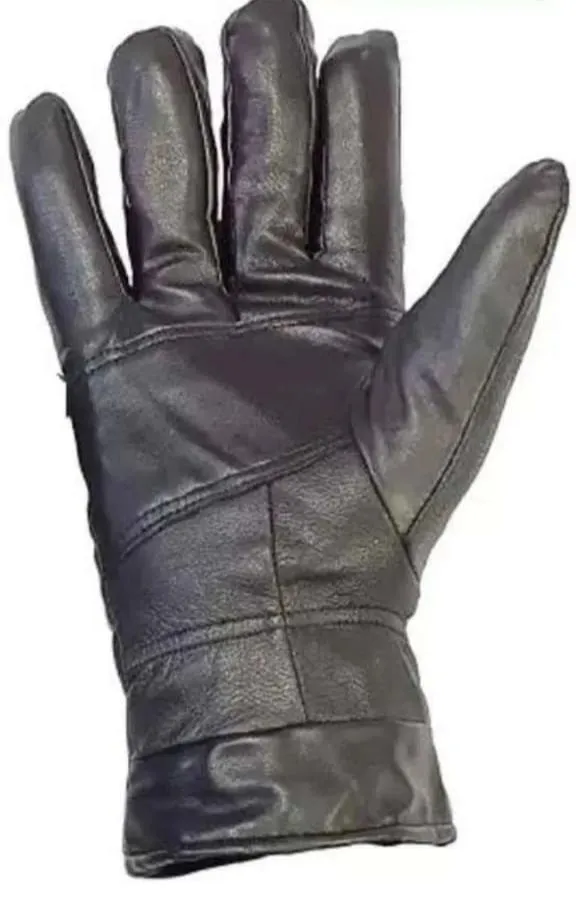 Shui Pure Genuine Leather Gloves for Bikers Men and Women