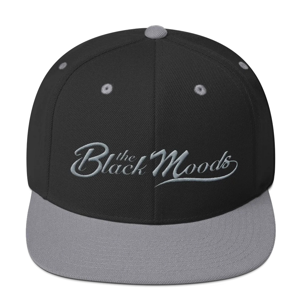 Snapback Blk/Gray Logo Hat