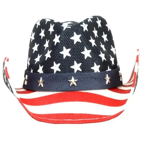 Western American Flag Cowboy Hat