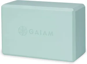 Yoga Block - Supportive Latex-Free Eva Foam - Soft Non-Slip Surface with Beveled Edges for Yoga, Pilates, Meditation - Yoga Accessories for Stability, Balance, Deepen Stretches (Cool Mint)